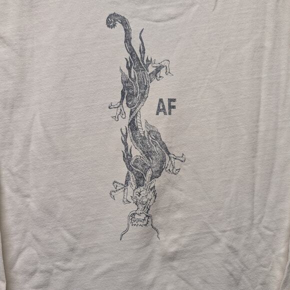 Y2K Abercrombie & Fitch Dragon Long Sleeve T Shirt - Picture 5 of 6
